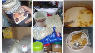 Ghar k kamo ki routine //Ghar ki Grocery//Sab k Lia khas duwa#food #Dall chawal#food