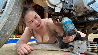 Full video: Genius girl repairs machines. Help the elderly repair equipment in daily life