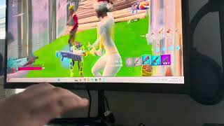 Playing Fortnite reload