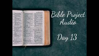 One Month Bible Reading Project|| Day 13