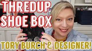 DESIGNER?! Tory Burch & Marion Parke in this Thredup Shoe Rescue Box Unboxing!