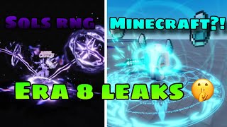 *NEW* ERA 8 LEAKS AND NEW AURAS,MINECRAFT AURA?!😂 in | SOLS RNG |