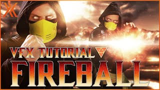 Mortal Kombat Scorpion FIREBALL VFX | HitFilm tutorial