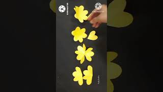 Paper flower wall hanging #shortsvideo #diy Paper Flower #easy craft