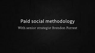 Breaking down Gorilla 76’s paid social methodology with senior strategist Brendon Forrest