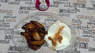 Roasted apple 🍎  and yoghurt #apple #yoghurt #μηλο #γιαούρτι #υγιεινη_μαγειρικη