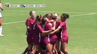 #19 Santa Clara 2-0 UC Davis | NCAA Women’s Soccer 2024