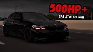 500HP+ STRAIGHT PIPED M340i GAS STATION RUN