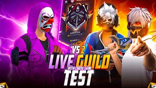 FREE FIRE LIVE GUILD TEST 1vs4 🥳🤬 HARDEST GUILD TEST || FF LIVE || FREE FIRE LIVE #freefire #fflive