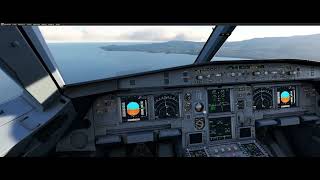 CROSSWIND LANDING Lajes da Flores FENIX A320 v2