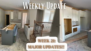 Dream Home Update | We Got Cabinets & So much More | Week 21