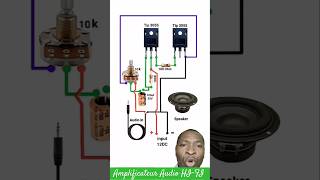 Amplificateur Audio HI-FI à Transistor de Puissance TIP3055 #amplifier #electronic #electrical #diy