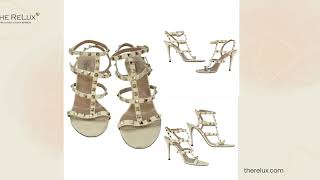 Valentino Garavani Rockstud Caged 100 Sandals - Sz. 39.5 | The Relux