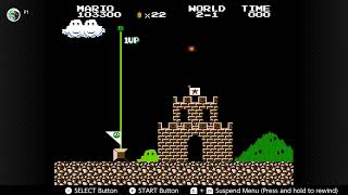 I Got a 1Up on The Flag Pole in World 2-1!?! - Super Mario Bros. The Lost Levels