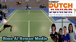 KIPRAH ANAK DUTA SOS DI YONEX DUTCH JUNIOR INTERNATIONAL 2023..‼️🇲🇨AYMAN MODJO 🆚🇯🇵 TANIOKA