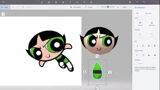 Paint 3D | Buttercup from Powerpuff Girls