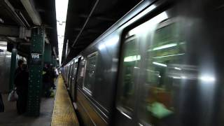 R68A B train entering West 4 Street