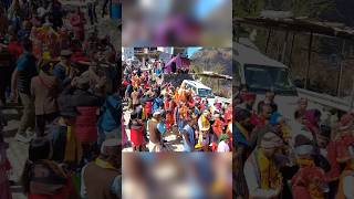 #004 माँ यमुना की डोली  | Char Dham Yatra 2023 | Yamunotri Yatra #shorts