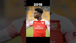 Bukayo Saka (2017-2024) evolution #bukayosaka #viral #shrots