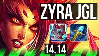 ZYRA vs DR. MUNDO (JGL) | Rank 1 Zyra, Rank 9, 5/2/12 | EUW Challenger | 14.14