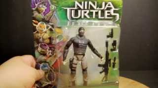 TMNT Ninja Turtles 2014 FOOT SOLDIER movie line. Toy review