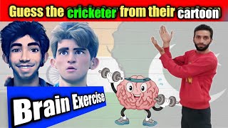 Guess the cricketer from their cartoon | cricket amazing puzzles