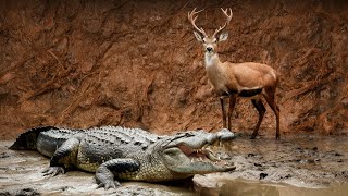 Crocodile Attacks Deer A Survival Story