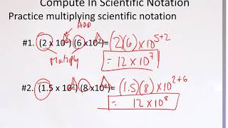 multiply scientific notation