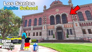 Franklin and Shinchan Got Admission in Los Santos Public School in GTA V