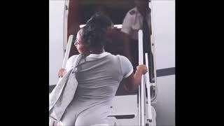 Megan Thee Stallion Twerking While Boarding Private Jet