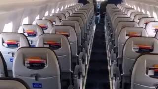 EMBRAER 170-175 PASSENGER CABIN WALK THRU