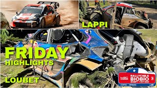 FRIDAY HIGHLIGHTS | WRC RALLY CHILE 2023 | Action, Crases and Maximum Attack