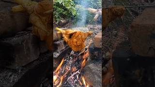 rosted chicken #shorts #viral #shortsfeed #alwayspahadi #chicken #party #foryou #shortvideo #jungle