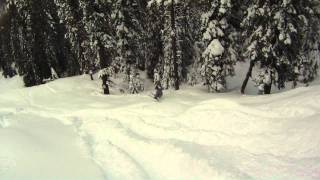 GOPRO TEST 2 Sierra Summit Feb. 2011 Powder run