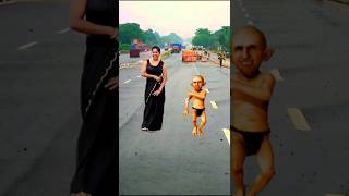 Funny cute aunty & joker dancing vfx magic trending video #shortsfeed#youtubeshorts