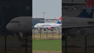 #airserbia #a319 #zurich #belgradeairport #winter #planespotting