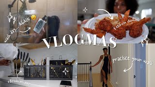 🕯️VLOGMAS | chit chats ~ wash day AGAIN + model walk practice