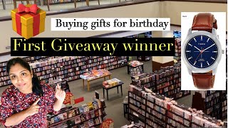 Biggest Gift store ||Giveaway winner||Telugu vlogs from USA