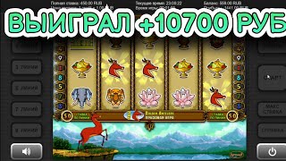 Выиграл +10700 руб. в игровой автомат Golden antelope (Золотая антилопа) | Заносы в слоты Антилопа