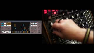 Generative Mibu sequencing the Moog Mother-32