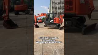 Hitachi 60 excavator is very fast. Do you like it?