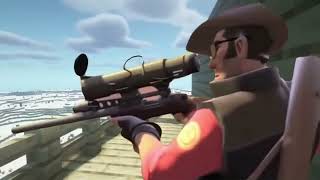 Sniper from TF2 was joined in minecraft (MEME)