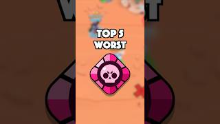 WORST MYTHIC GEARS IN BRAWL STARS! (June 2024) #brawlstars #brawlstarsmemes #shorts