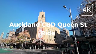 A Bike Ride Along Queen St CBD Auckland New Zealand ASMR