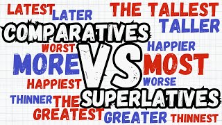 5 rules to master COMPARATIVES and SUPERLATIVES