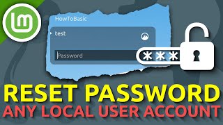 How to Reset Password of Any Local User Account on Linux Mint