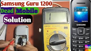 Samsung Guru 1200 Dead Mobile Solution || How to repair Dead Mobile Solution |Ashish technical8003√