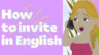 Daily ENGLISH Conversation| How to Invite someone in English