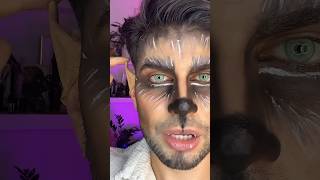 Werewolf makeup tutorial #werewolfmakeup #halloweenmakeuplook #halloweenonshorts #halloween2023