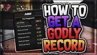 HOW TO GET A GODLY RECORD IN NBA 2K18! REP UP FAST!